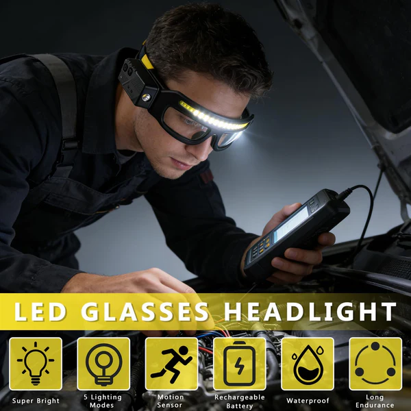 Brikolux — Lunettes LED Rechargeables