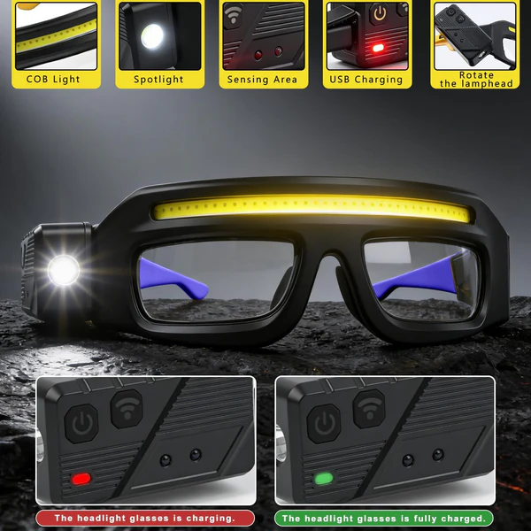 Brikolux — Lunettes LED Rechargeables