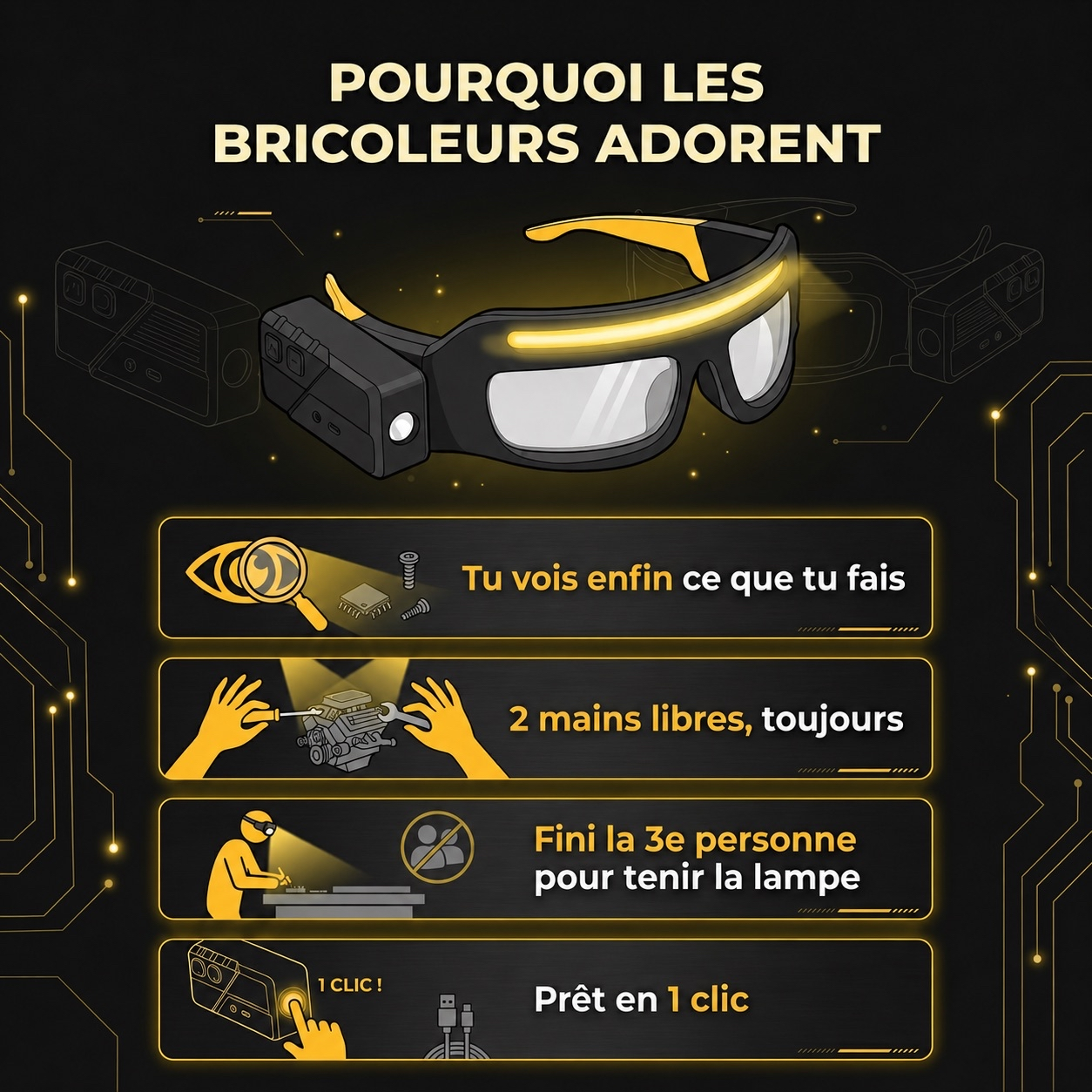 Brikolux — La Lampe qui Suit ton Regard